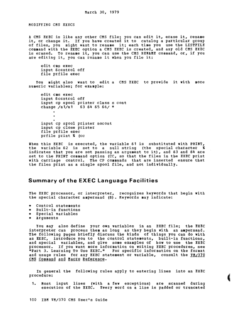 CMS User's Guide (Rel 6 PLC 17 Apr81) page 132