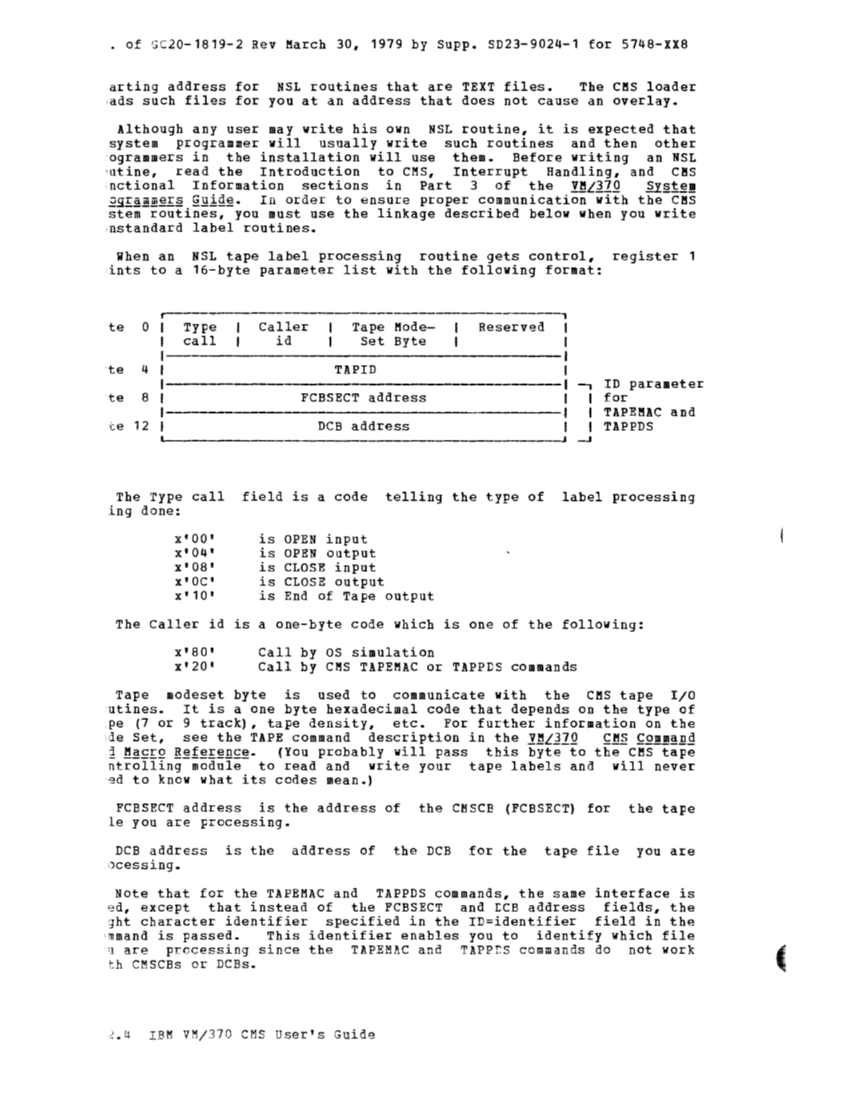 CMS User's Guide (Rel 6 PLC 17 Apr81) page 158