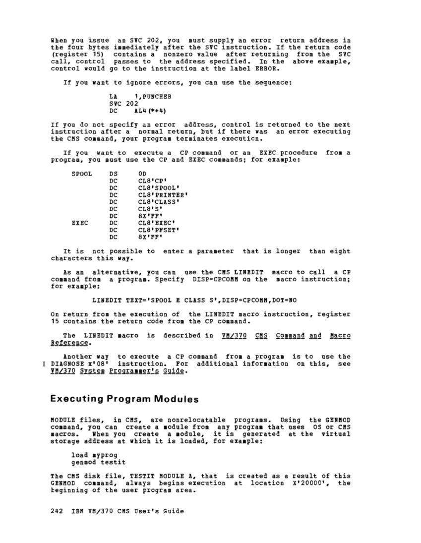CMS User's Guide (Rel 6 PLC 17 Apr81) page 302
