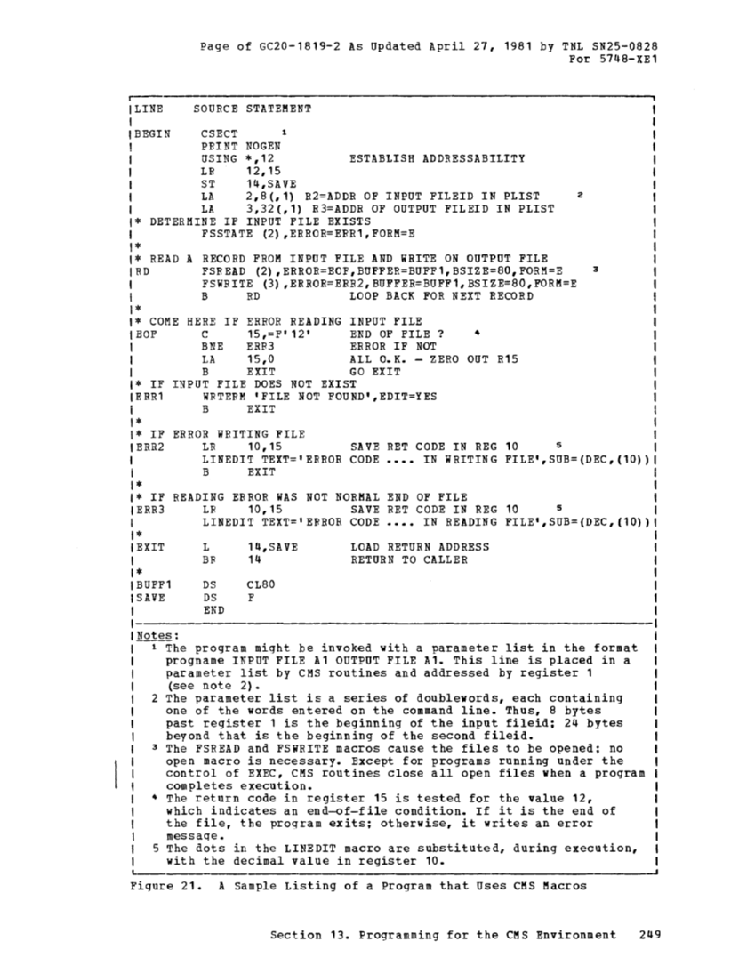 CMS User's Guide (Rel 6 PLC 17 Apr81) page 314