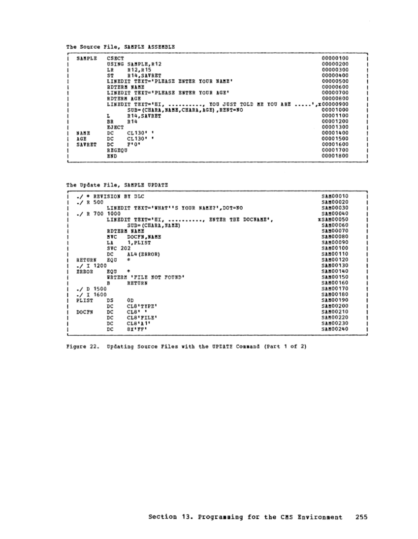 CMS User's Guide (Rel 6 PLC 17 Apr81) page 320