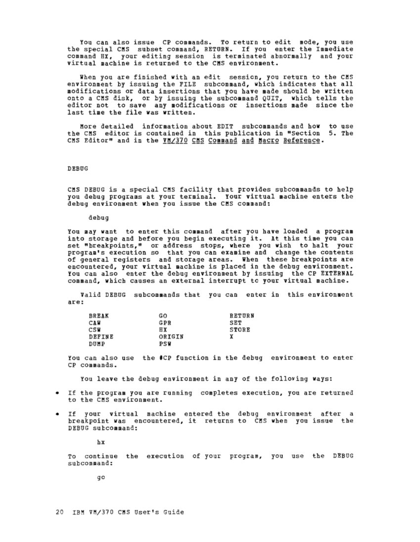 CMS User's Guide (Rel 6 PLC 17 Apr81) page 42