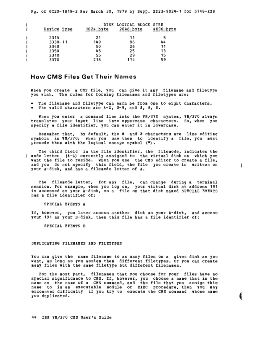 CMS User's Guide (Rel 6 PLC 17 Apr81) page 68
