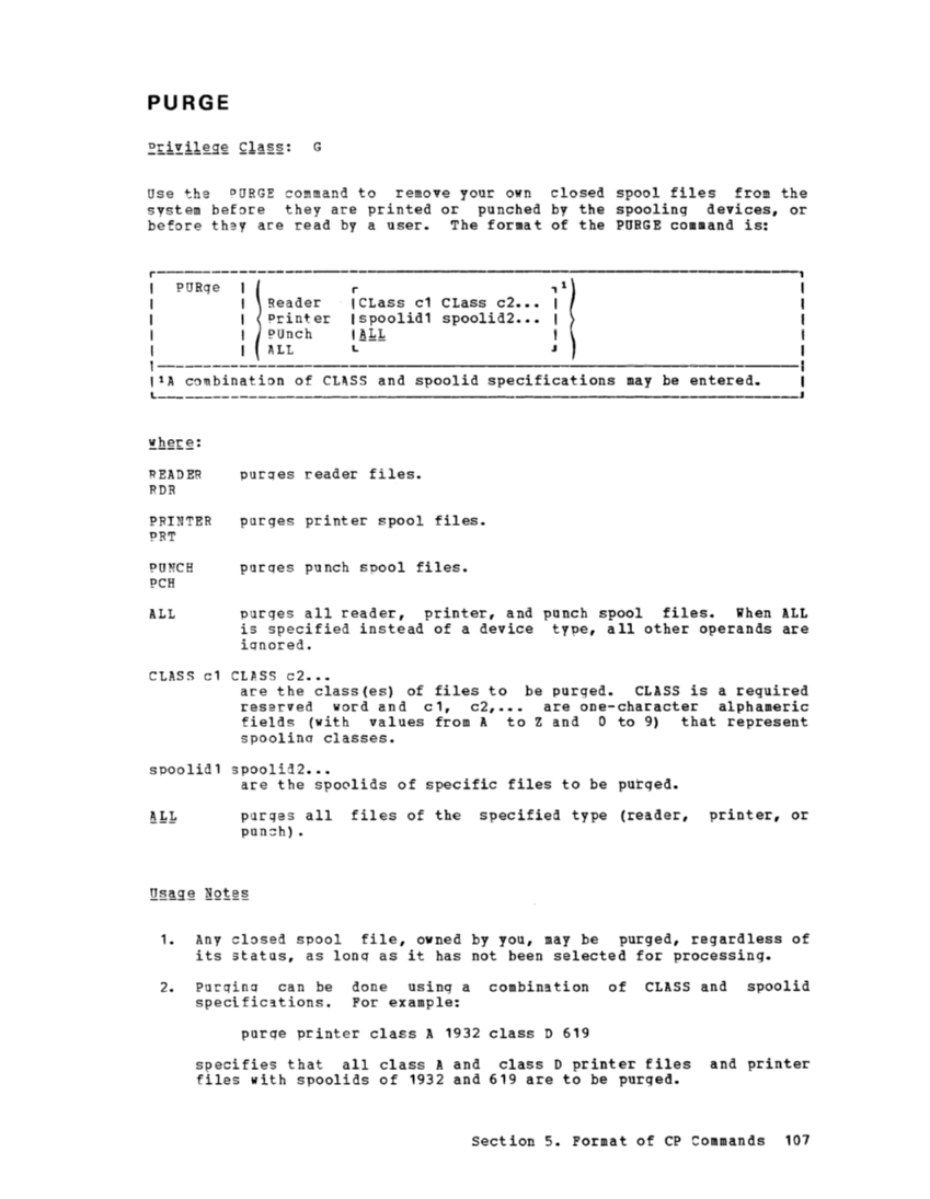 CP Command Reference for General Users (Rel 6 PLC 17 Apr81) page 106