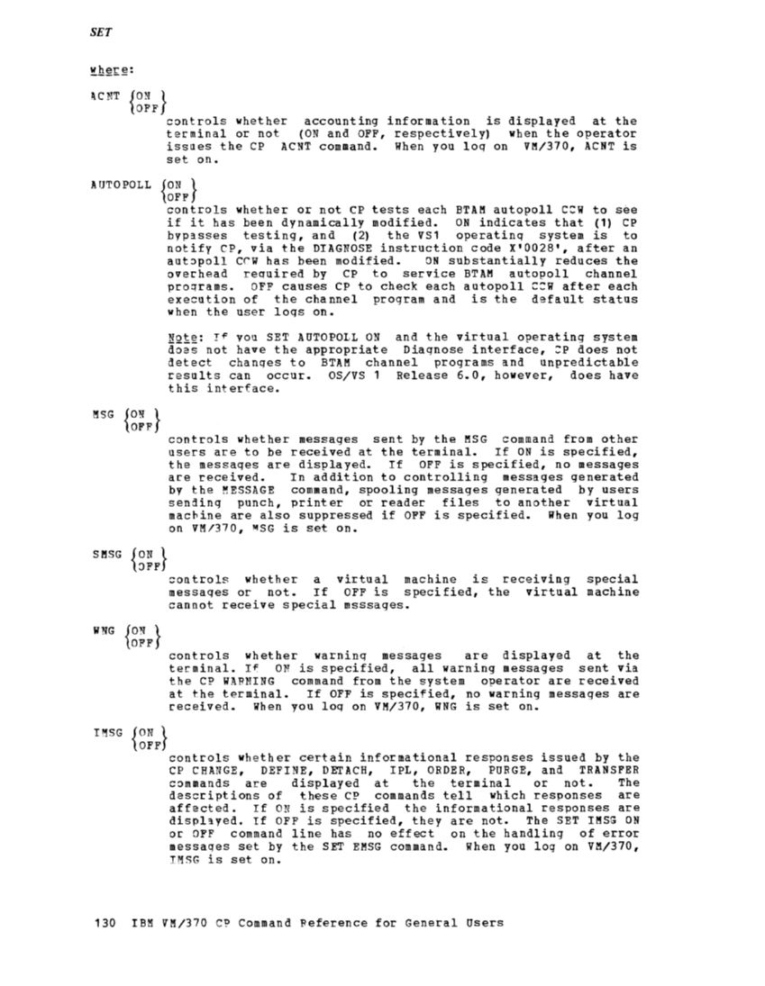 CP Command Reference for General Users (Rel 6 PLC 17 Apr81) page 129
