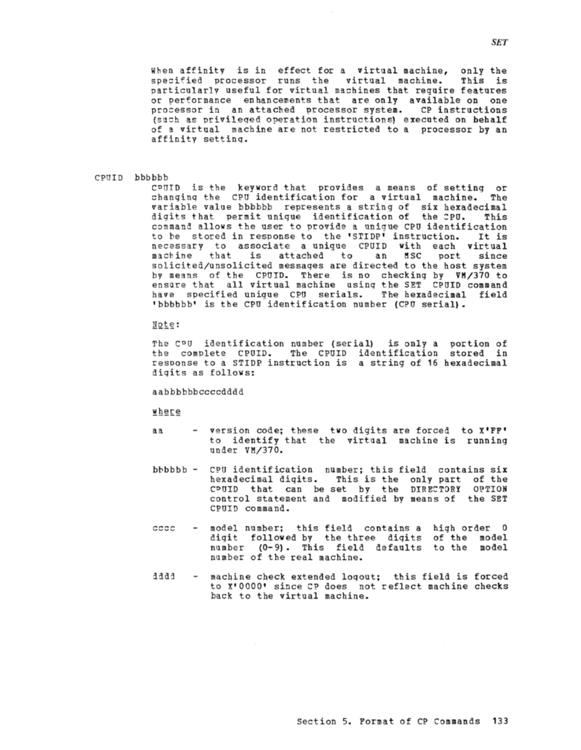 CP Command Reference for General Users (Rel 6 PLC 17 Apr81) page 132