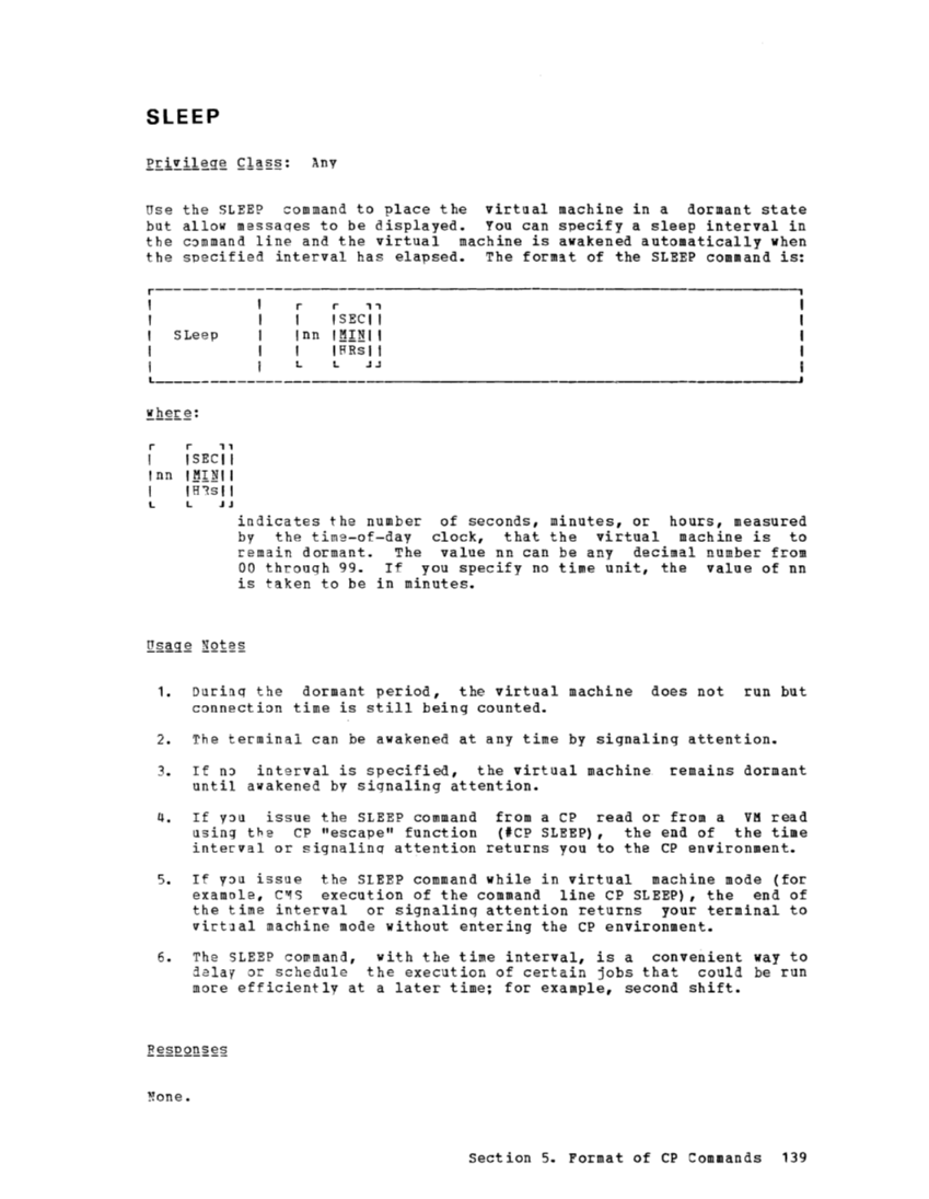 CP Command Reference for General Users (Rel 6 PLC 17 Apr81) page 138