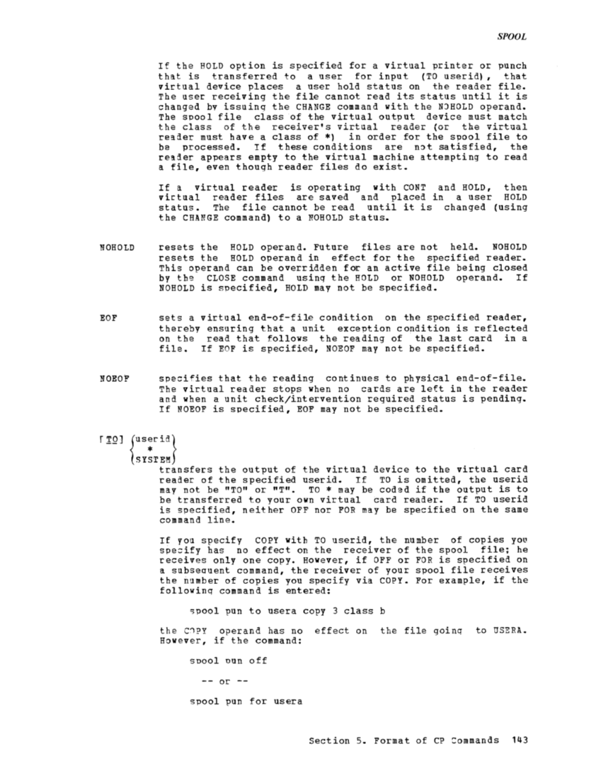 CP Command Reference for General Users (Rel 6 PLC 17 Apr81) page 143