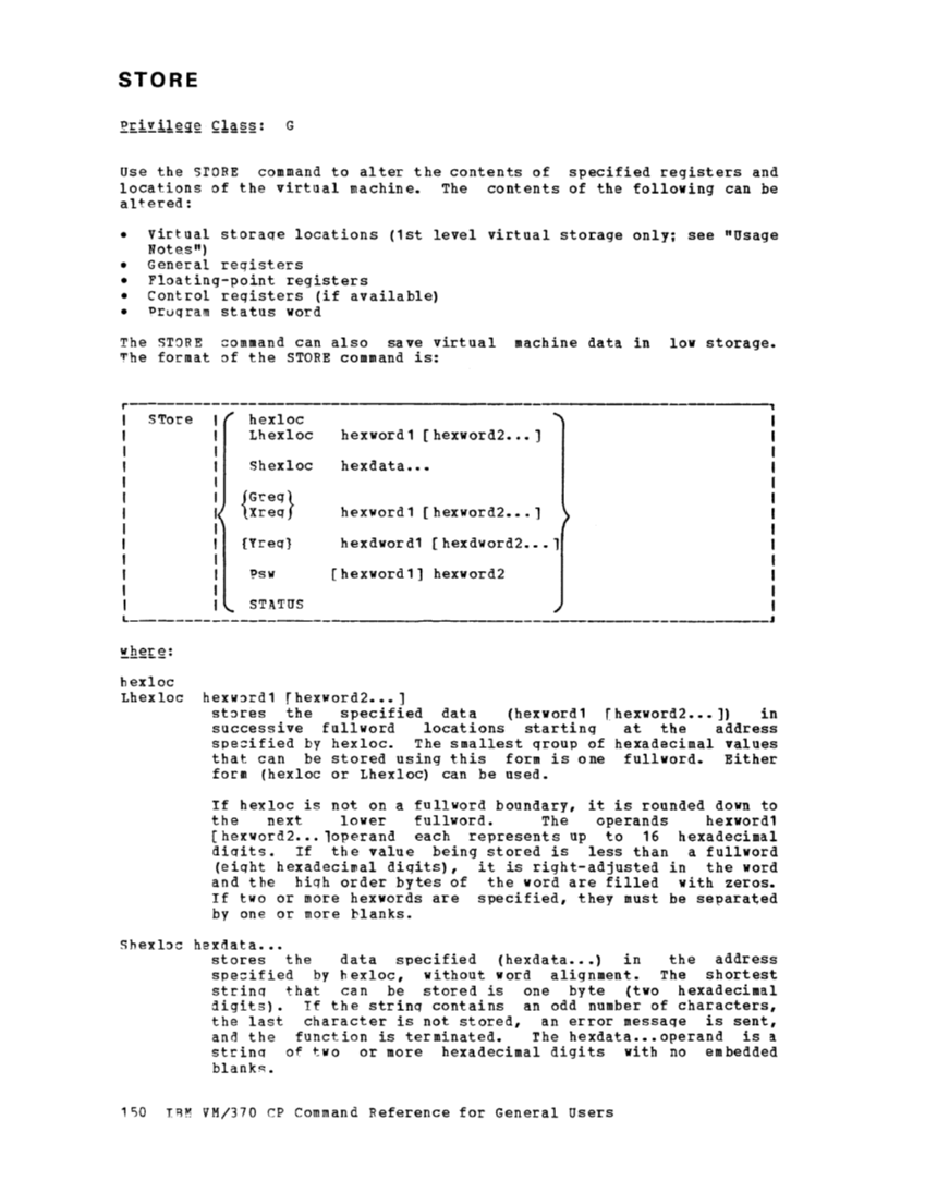 CP Command Reference for General Users (Rel 6 PLC 17 Apr81) page 150