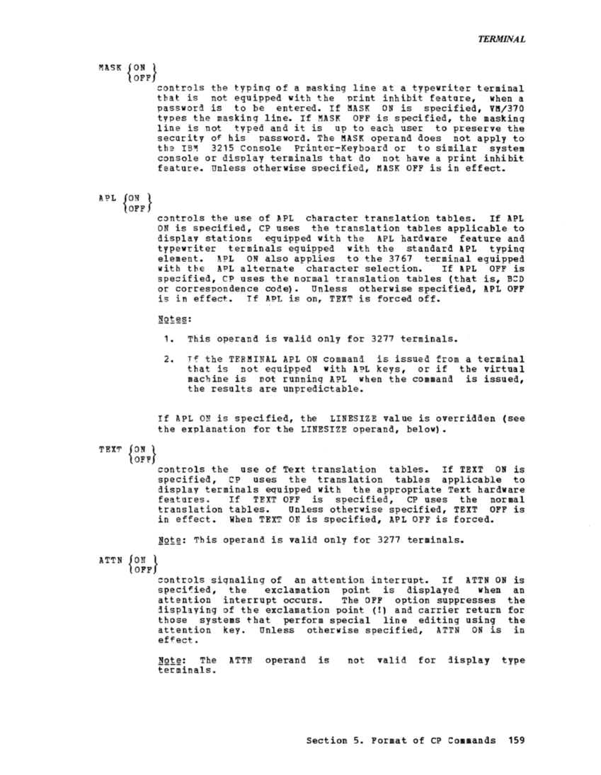 CP Command Reference for General Users (Rel 6 PLC 17 Apr81) page 159