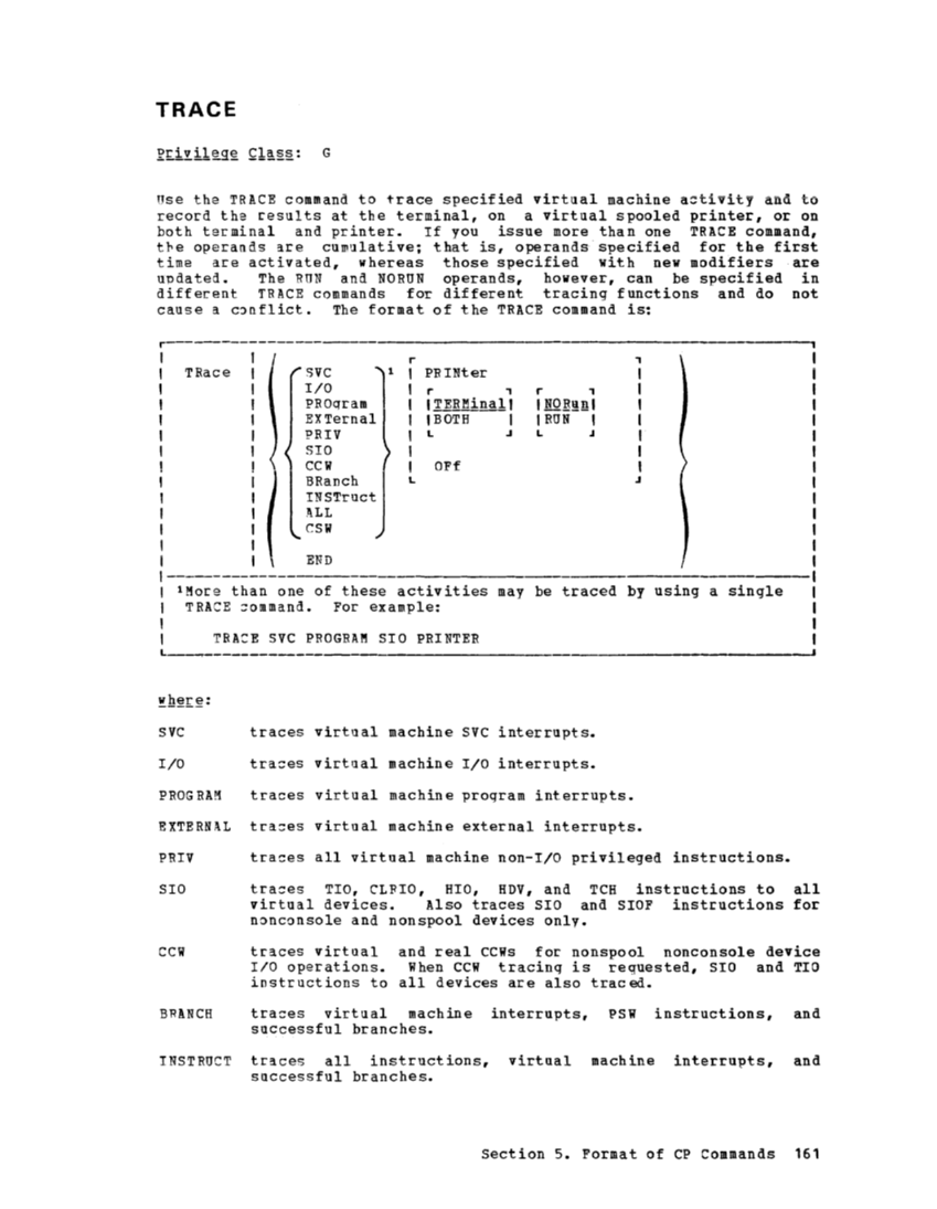 CP Command Reference for General Users (Rel 6 PLC 17 Apr81) page 160