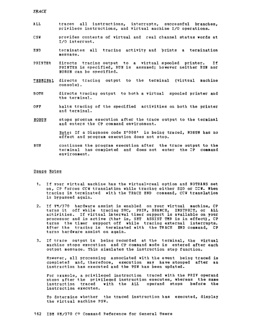 CP Command Reference for General Users (Rel 6 PLC 17 Apr81) page 161