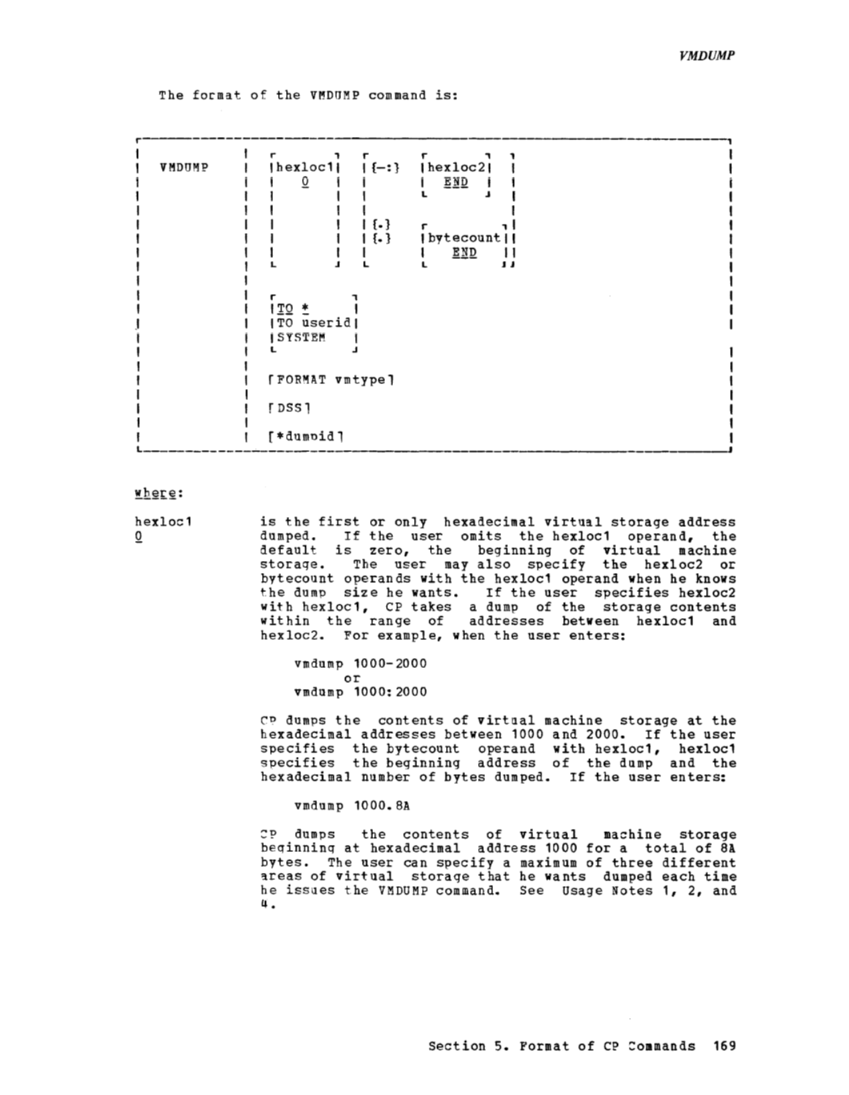 CP Command Reference for General Users (Rel 6 PLC 17 Apr81) page 168