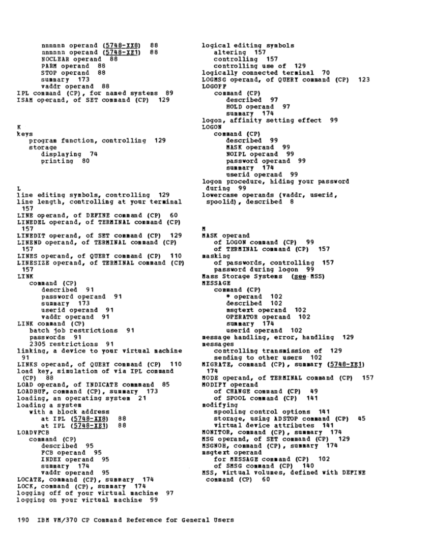 CP Command Reference for General Users (Rel 6 PLC 17 Apr81) page 190