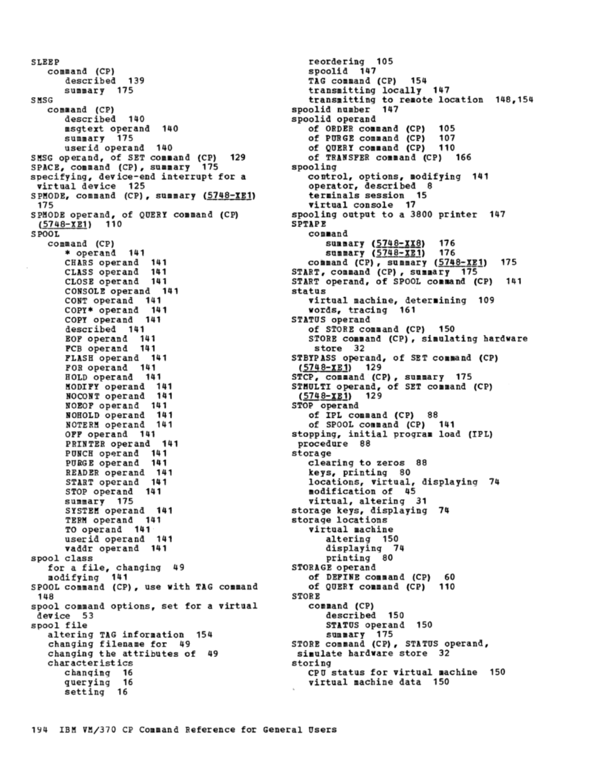 CP Command Reference for General Users (Rel 6 PLC 17 Apr81) page 194