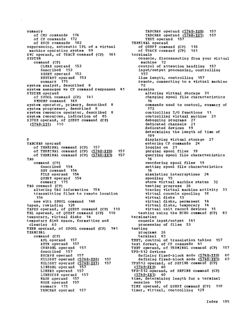 CP Command Reference for General Users (Rel 6 PLC 17 Apr81) page 194