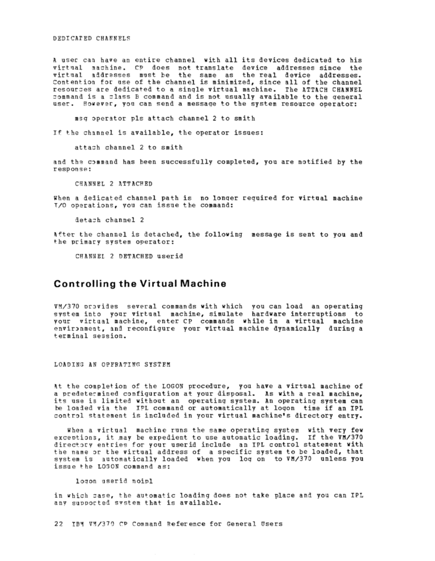 CP Command Reference for General Users (Rel 6 PLC 17 Apr81) page 22