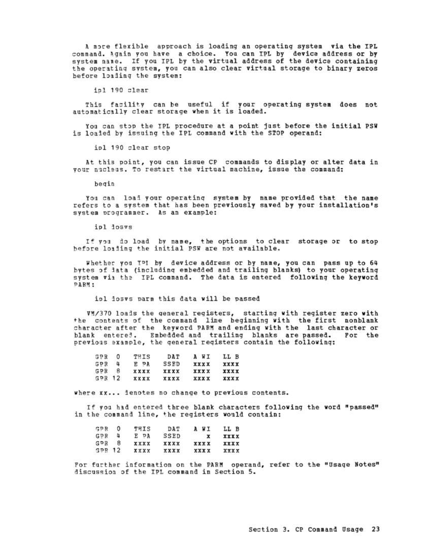 CP Command Reference for General Users (Rel 6 PLC 17 Apr81) page 22