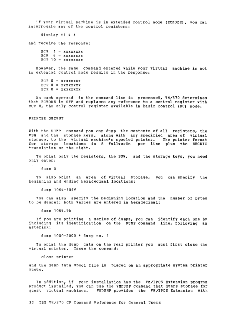 CP Command Reference for General Users (Rel 6 PLC 17 Apr81) page 30