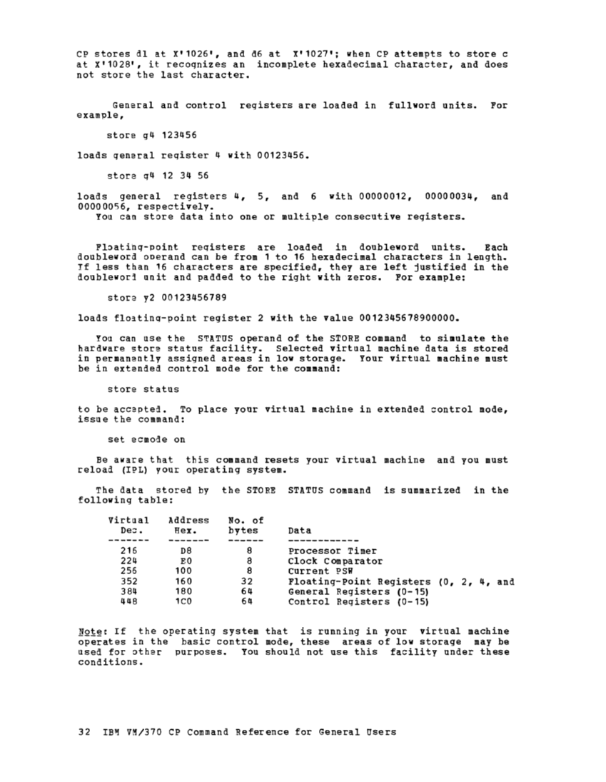 CP Command Reference for General Users (Rel 6 PLC 17 Apr81) page 32