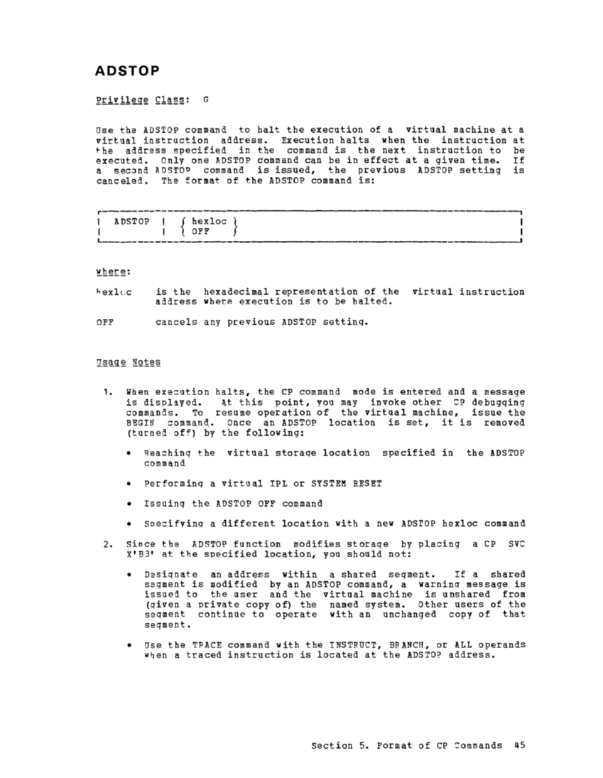 CP Command Reference for General Users (Rel 6 PLC 17 Apr81) page 44