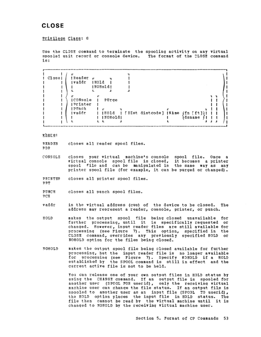CP Command Reference for General Users (Rel 6 PLC 17 Apr81) page 52