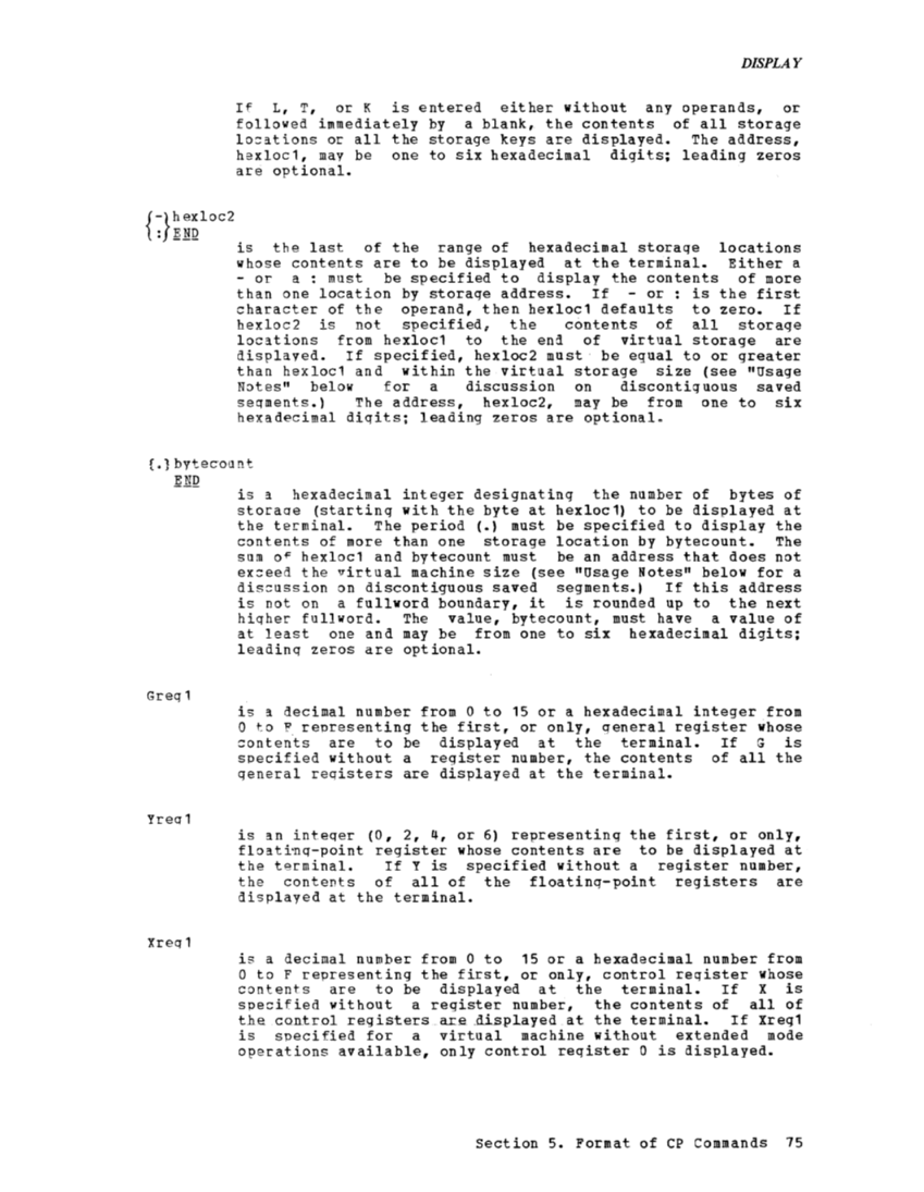 CP Command Reference for General Users (Rel 6 PLC 17 Apr81) page 74