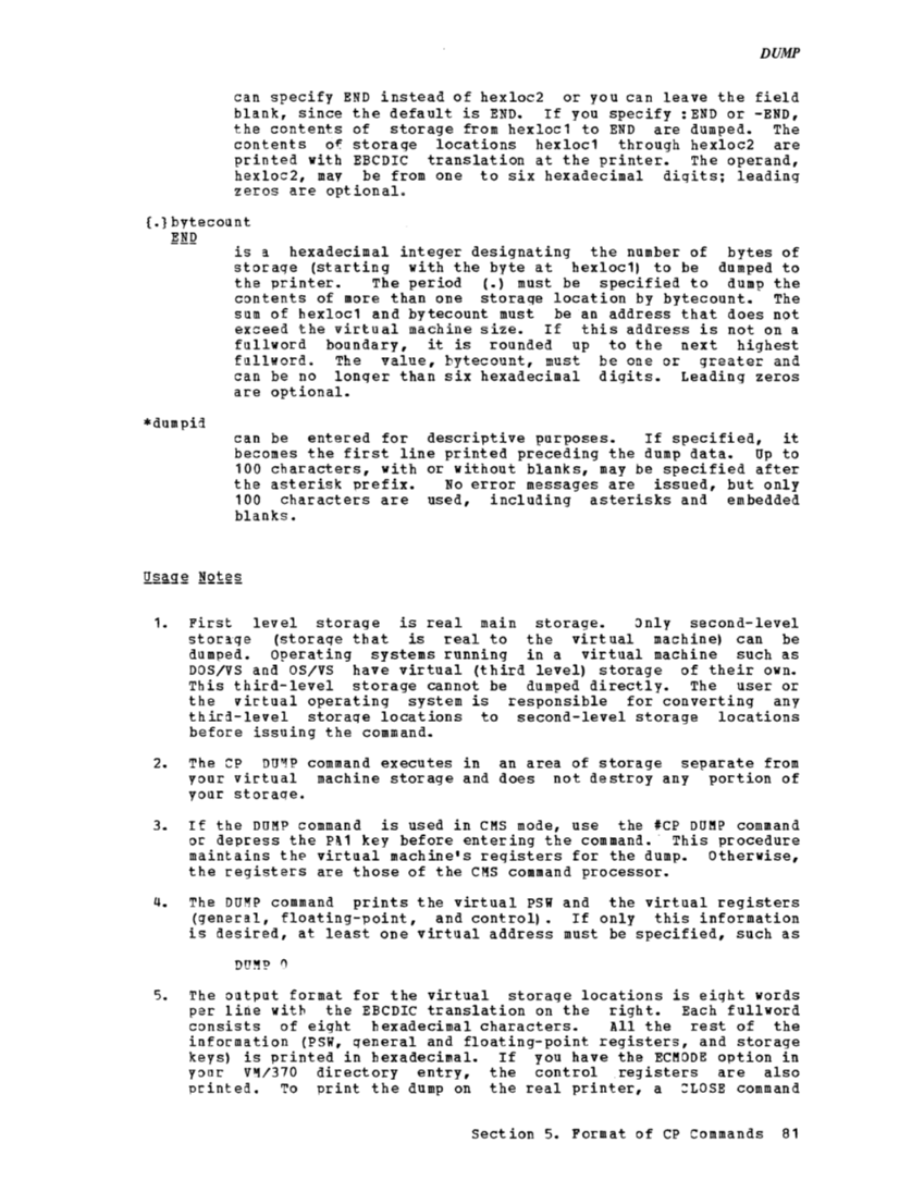 CP Command Reference for General Users (Rel 6 PLC 17 Apr81) page 80