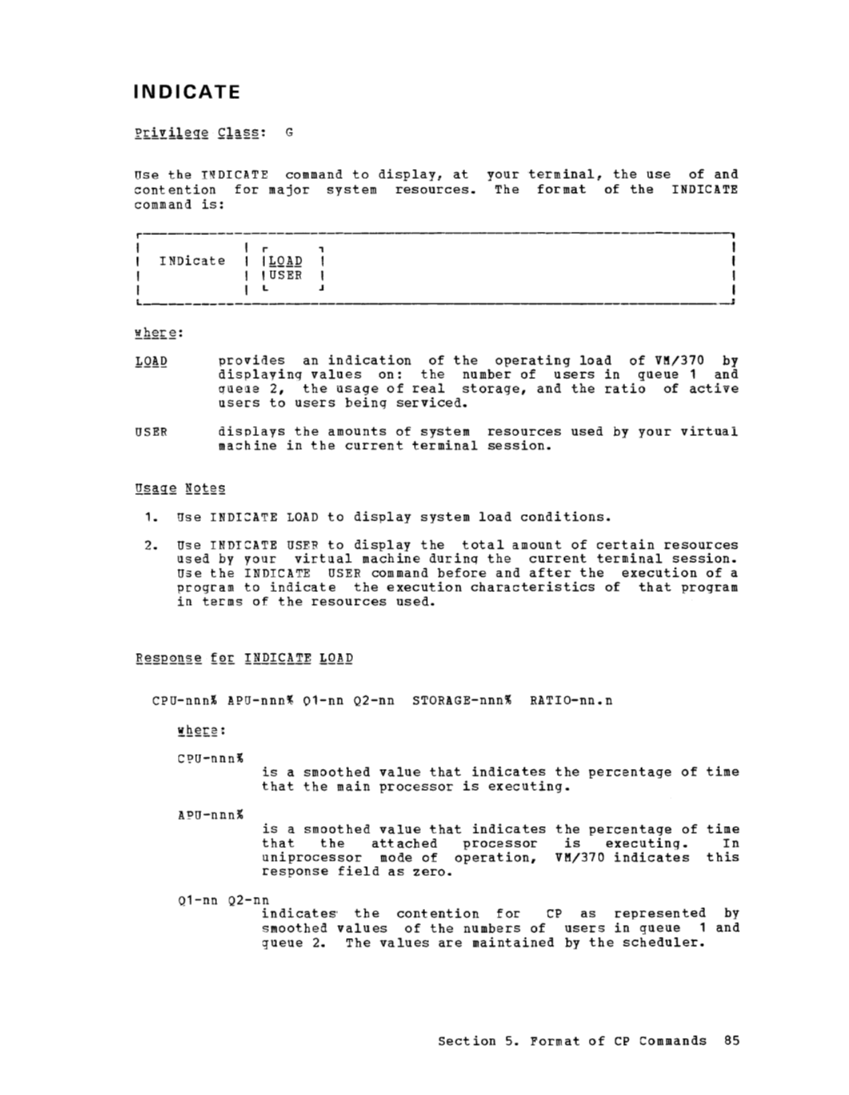 CP Command Reference for General Users (Rel 6 PLC 17 Apr81) page 84