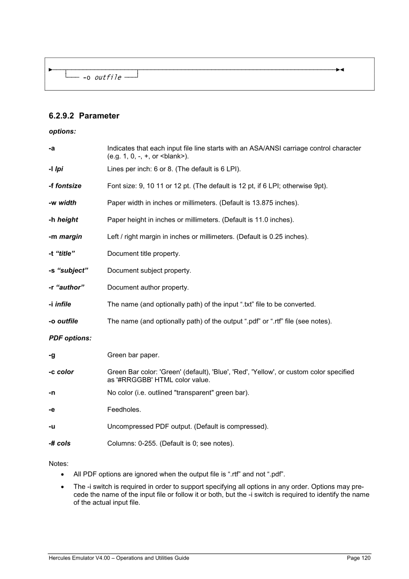Hercules V4.00.0 - Operations and Utilities Guide - HEUR040000-00 page 120