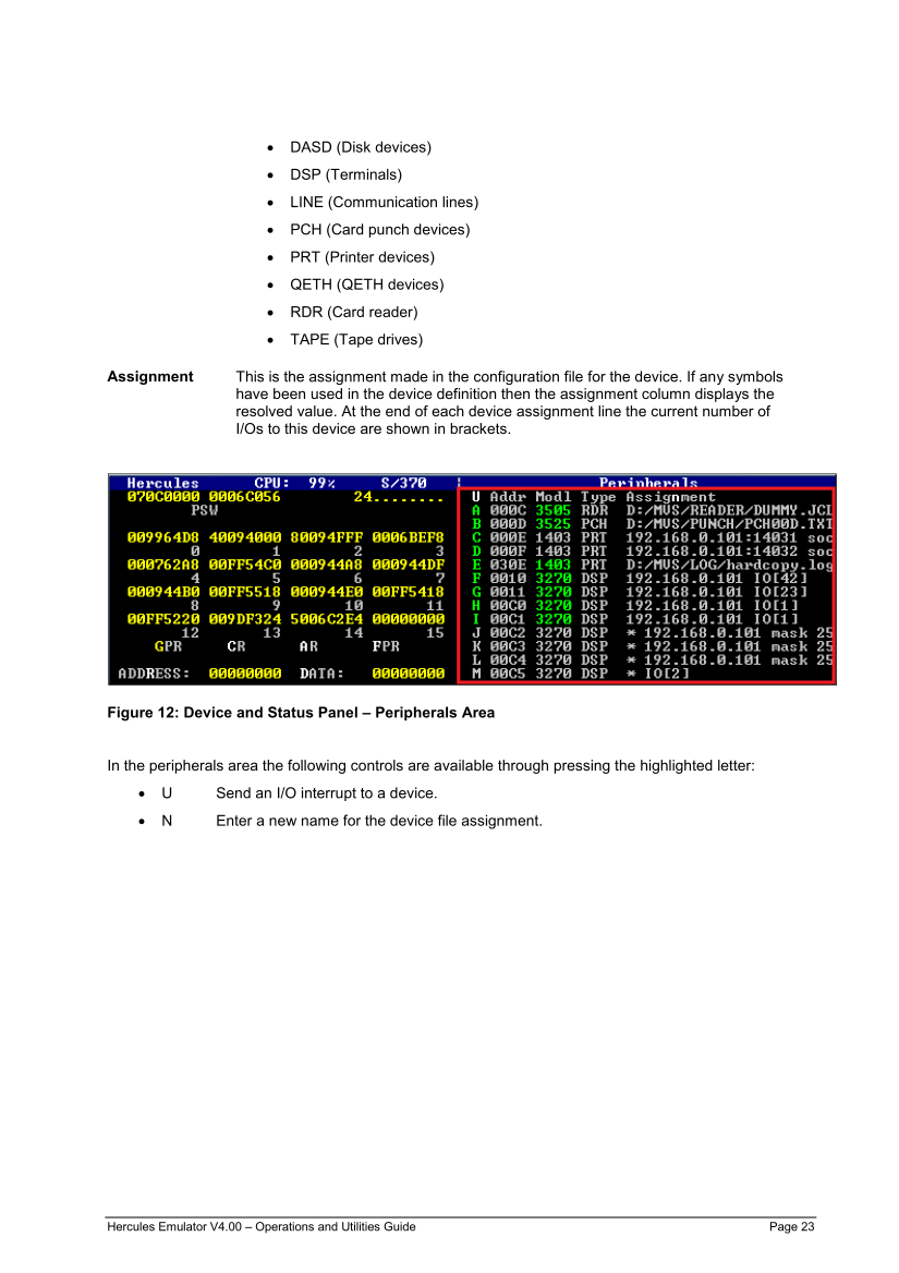 Hercules V4.00.0 - Operations and Utilities Guide - HEUR040000-00 page 23