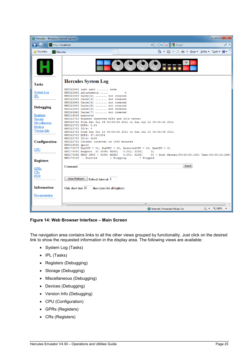 Hercules V4.00.0 - Operations and Utilities Guide - HEUR040000-00 page 25