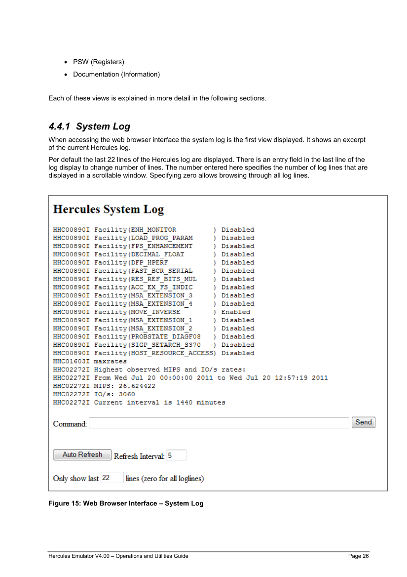 Hercules V4.00.0 - Operations and Utilities Guide - HEUR040000-00 page 26