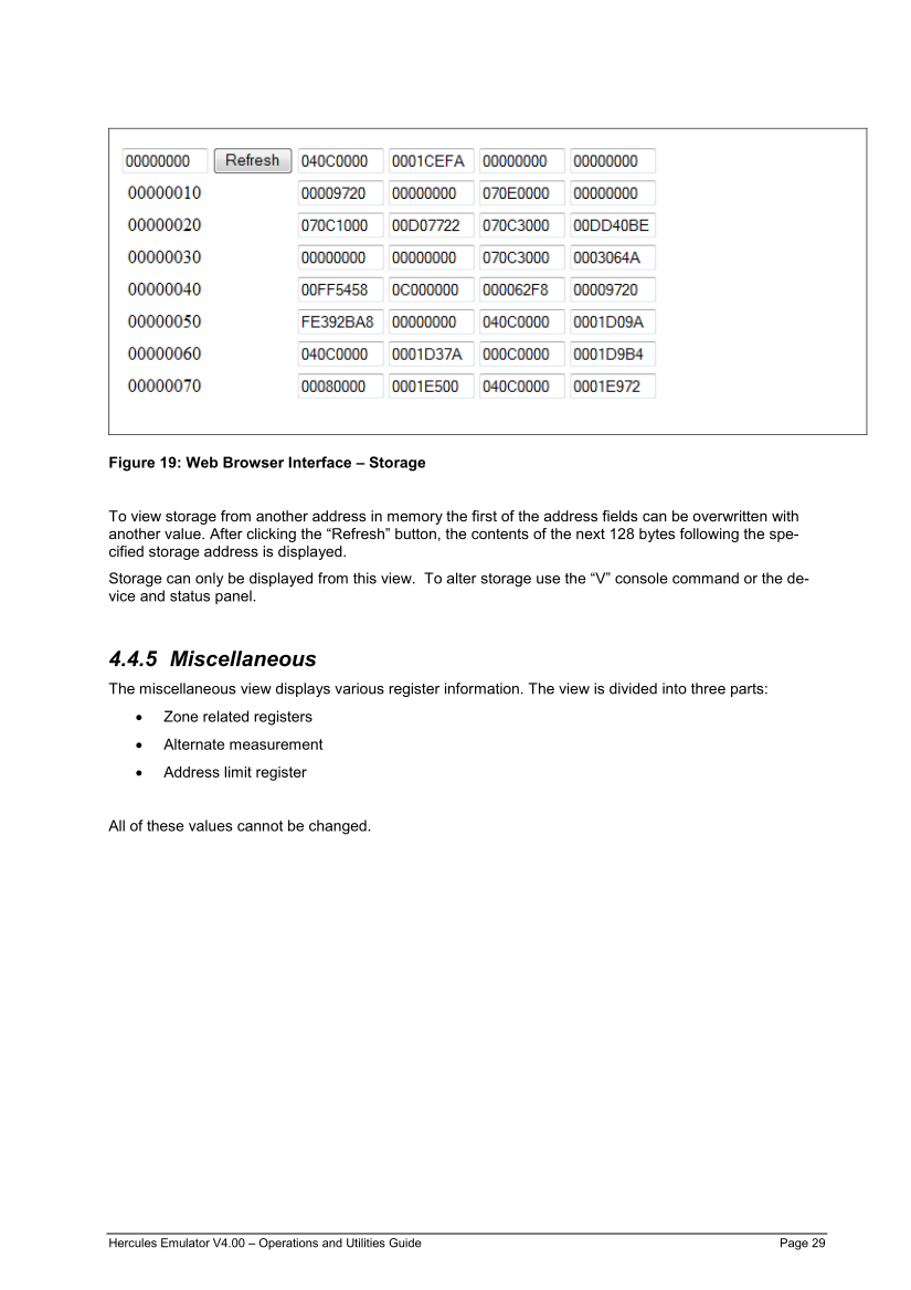 Hercules V4.00.0 - Operations and Utilities Guide - HEUR040000-00 page 29