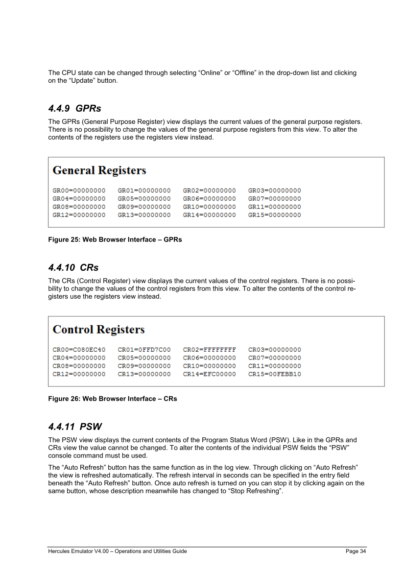 Hercules V4.00.0 - Operations and Utilities Guide - HEUR040000-00 page 34