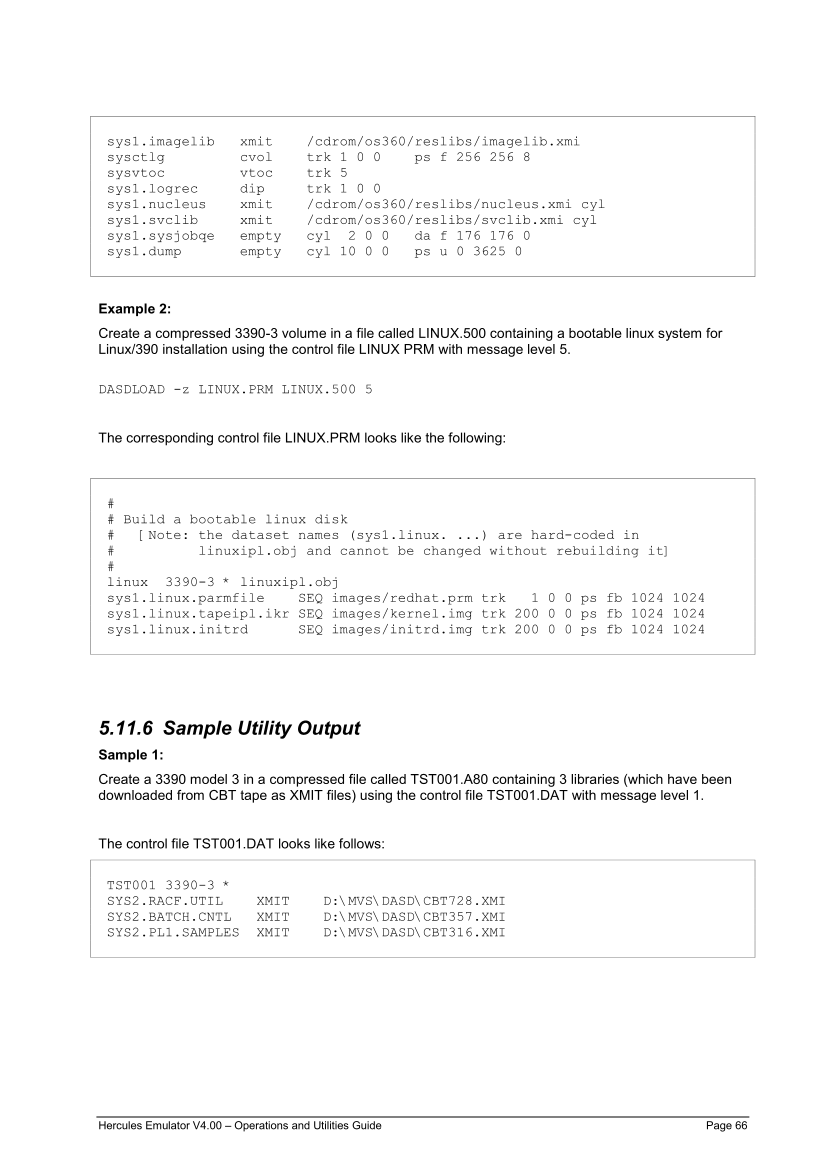 Hercules V4.00.0 - Operations and Utilities Guide - HEUR040000-00 page 66