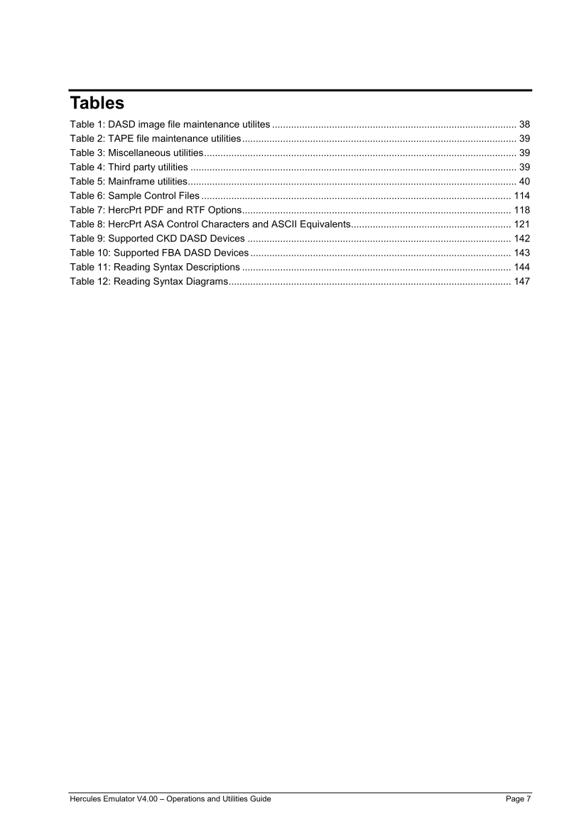 Hercules V4.00.0 - Operations and Utilities Guide - HEUR040000-00 page 6