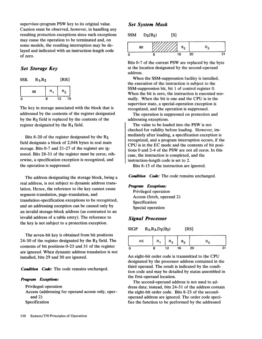 GA22-7000-4 IBM System/370 Principles of Operation Sept 1975 page 110
