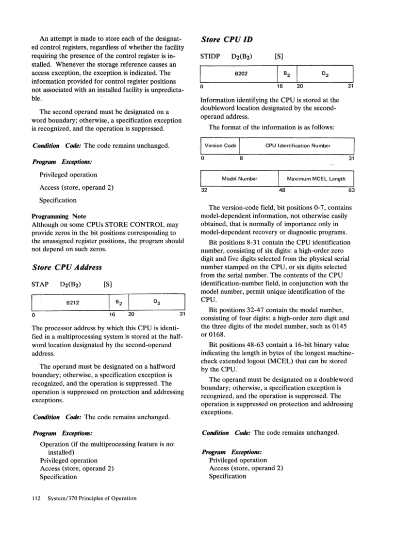 GA22-7000-4 IBM System/370 Principles of Operation Sept 1975 page 112