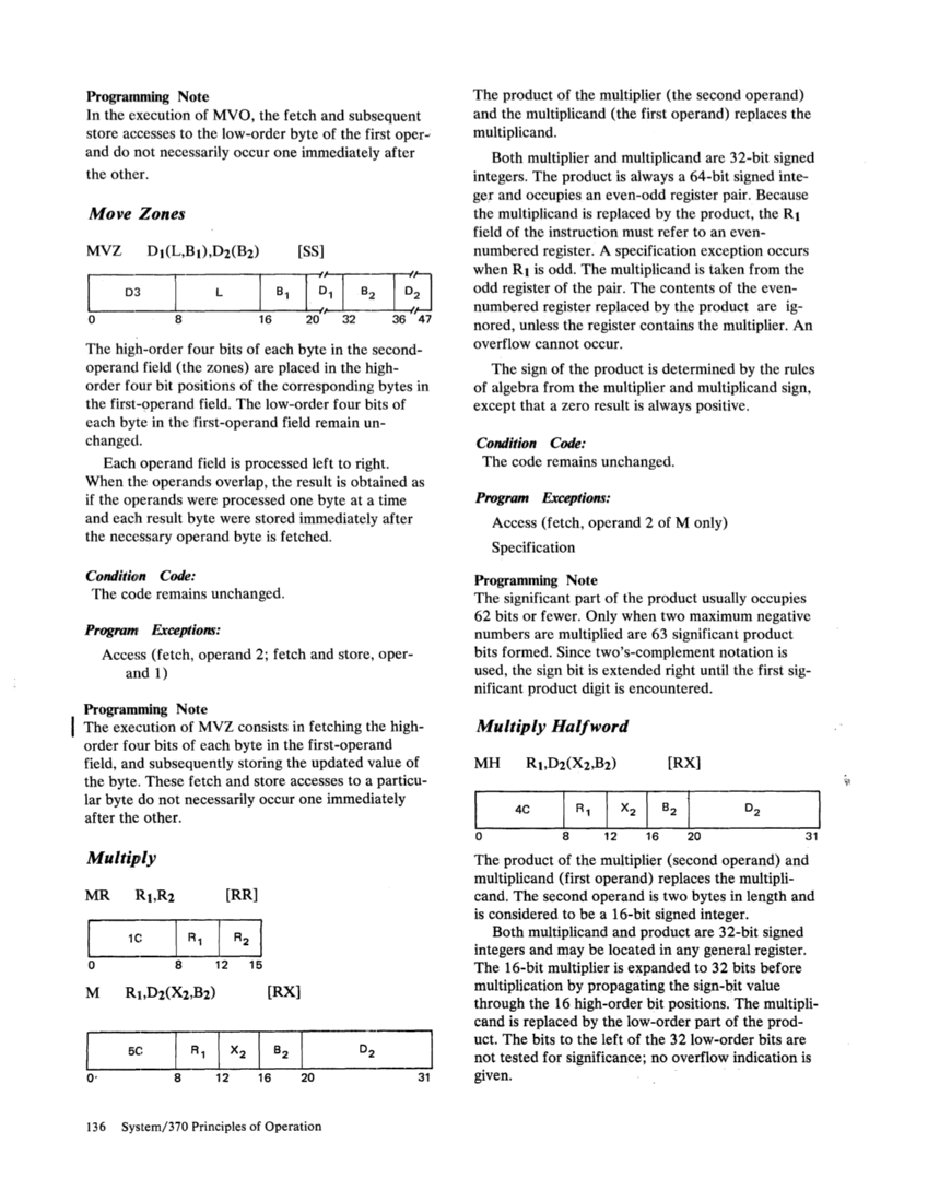 GA22-7000-4 IBM System/370 Principles of Operation Sept 1975 page 136