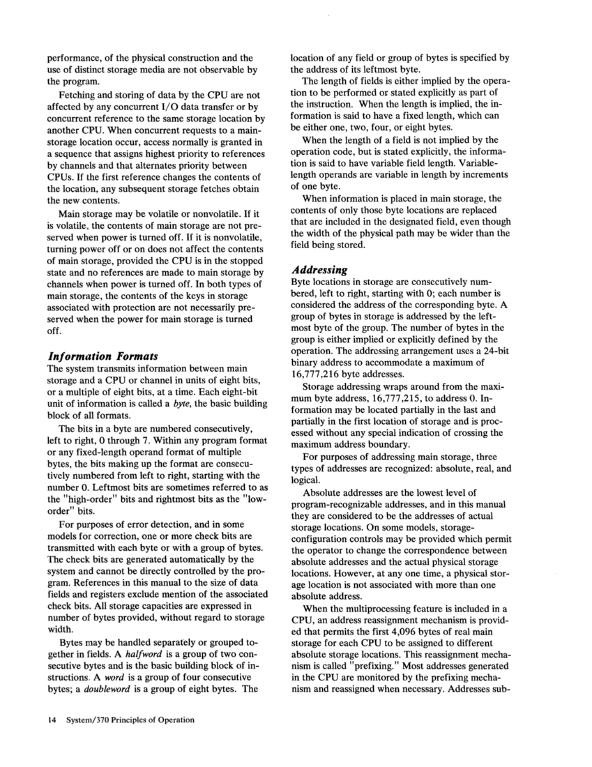 GA22-7000-4 IBM System/370 Principles of Operation Sept 1975 page 13