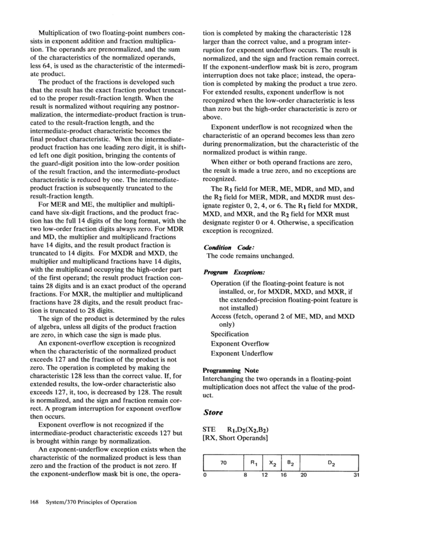 GA22-7000-4 IBM System/370 Principles of Operation Sept 1975 page 168
