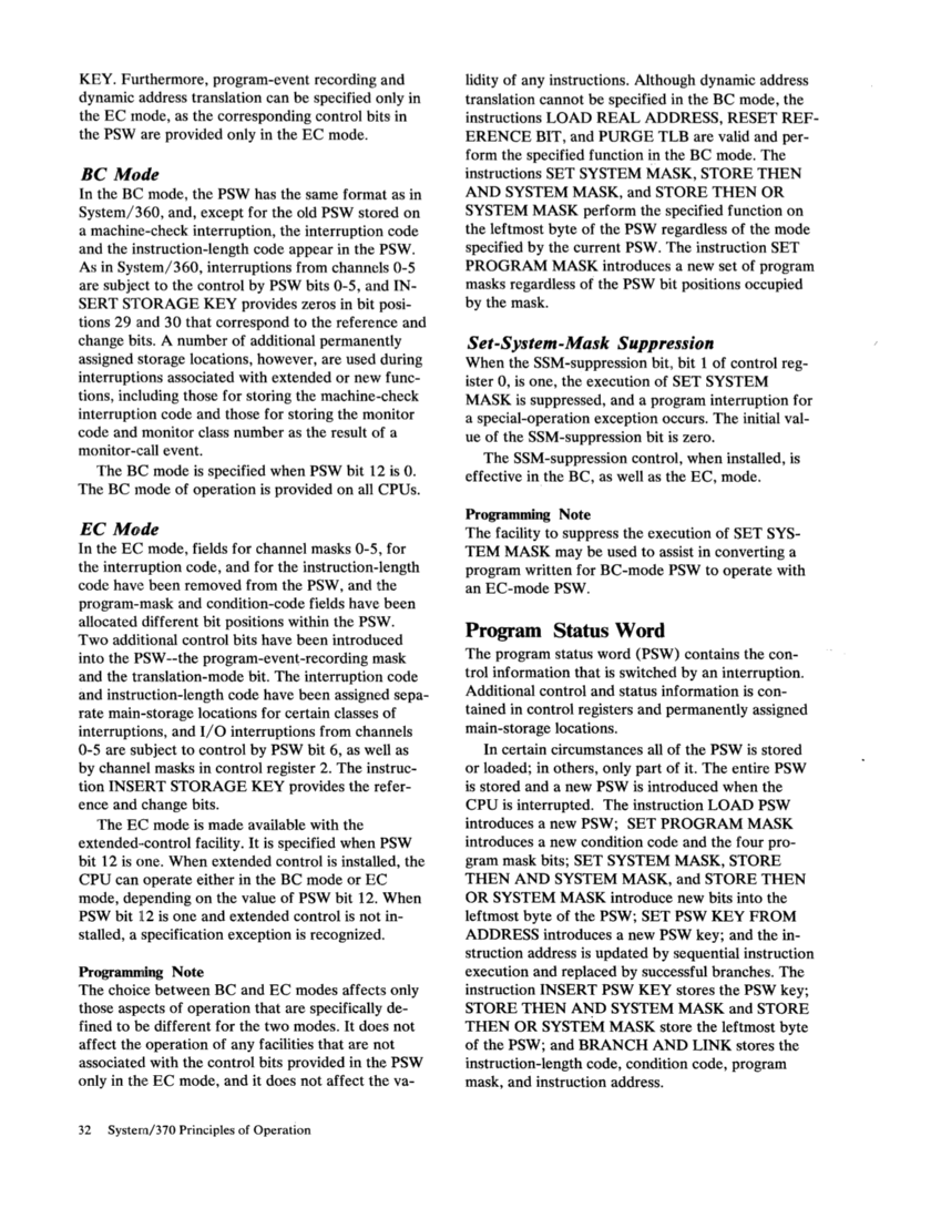 GA22-7000-4 IBM System/370 Principles of Operation Sept 1975 page 32