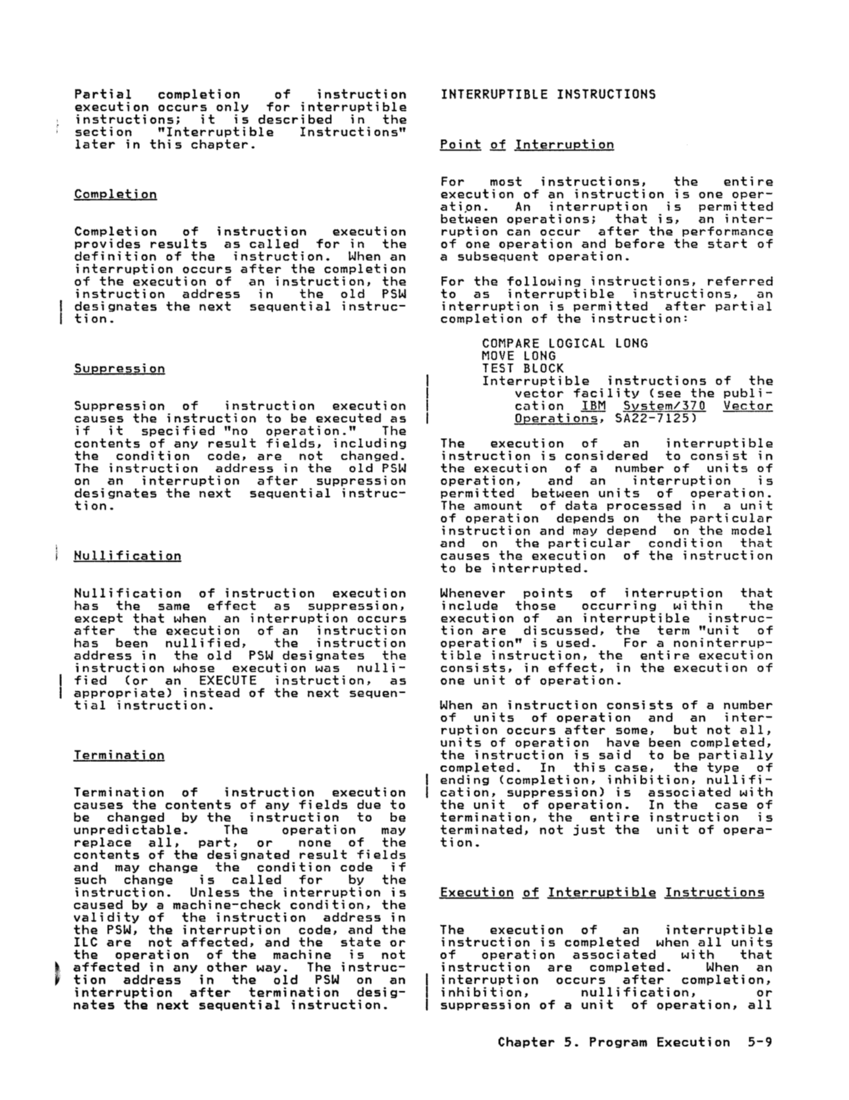 GA22-7000-10 IBM System/370 Principles of Operation Sept 1987 page 5-9