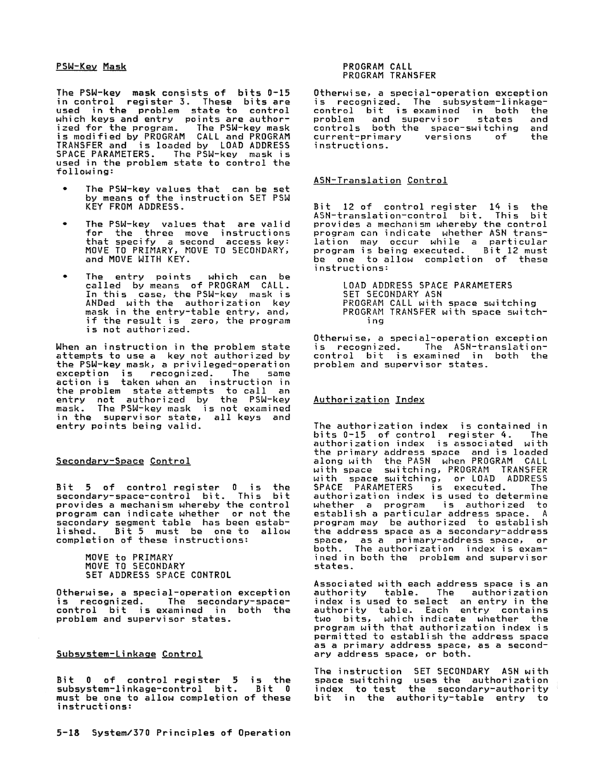GA22-7000-10 IBM System/370 Principles of Operation Sept 1987 page 5-17