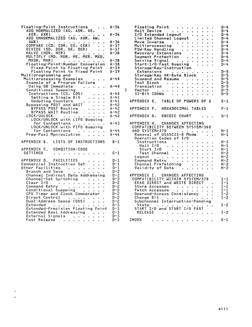 GA22-7000-10 IBM System/370 Principles of Operation Sept 1987 page xiii