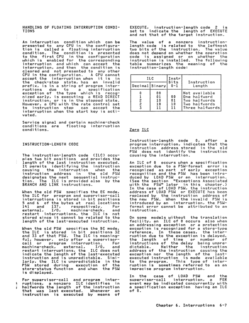 GA22-7000-10 IBM System/370 Principles of Operation Sept 1987 page 6-7