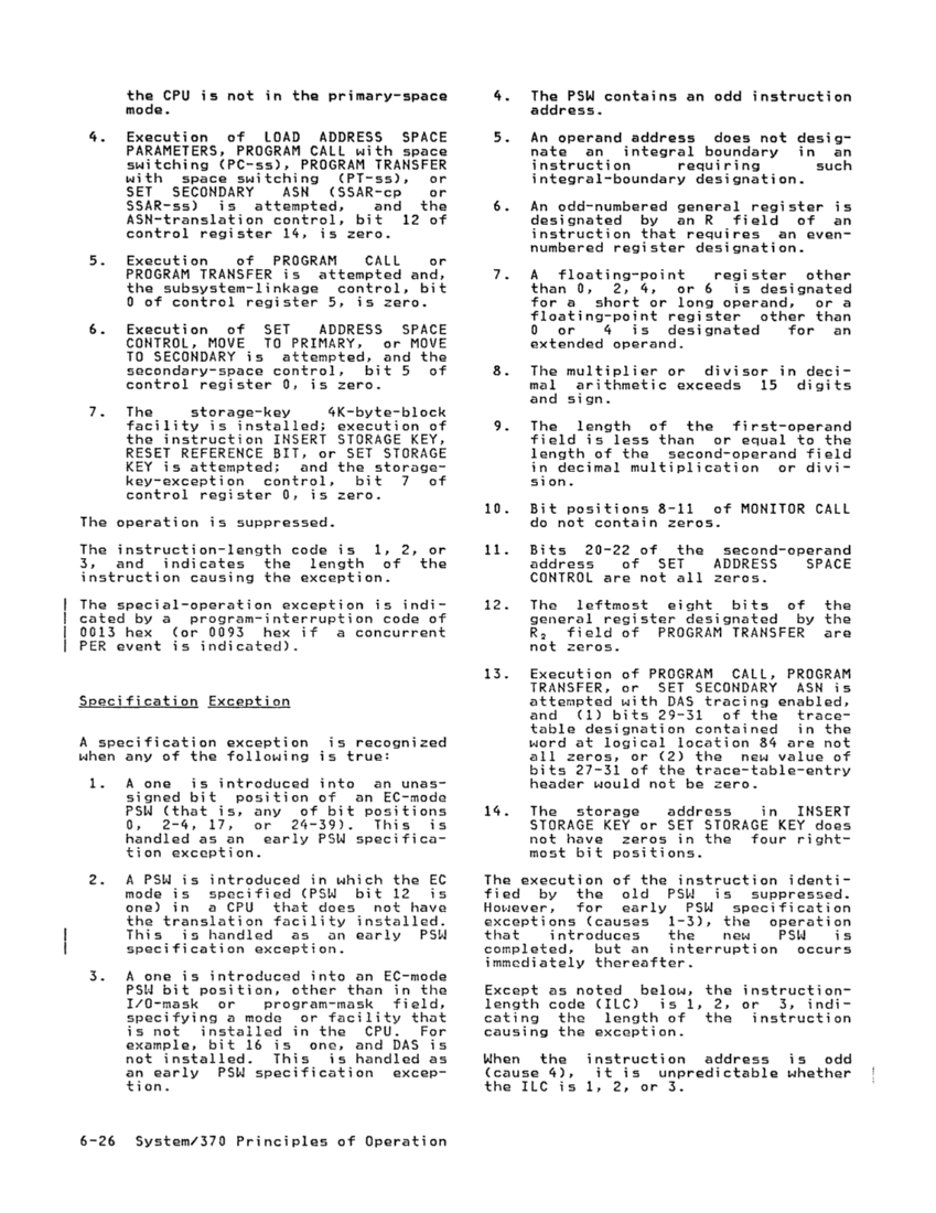 GA22-7000-10 IBM System/370 Principles of Operation Sept 1987 page 6-25