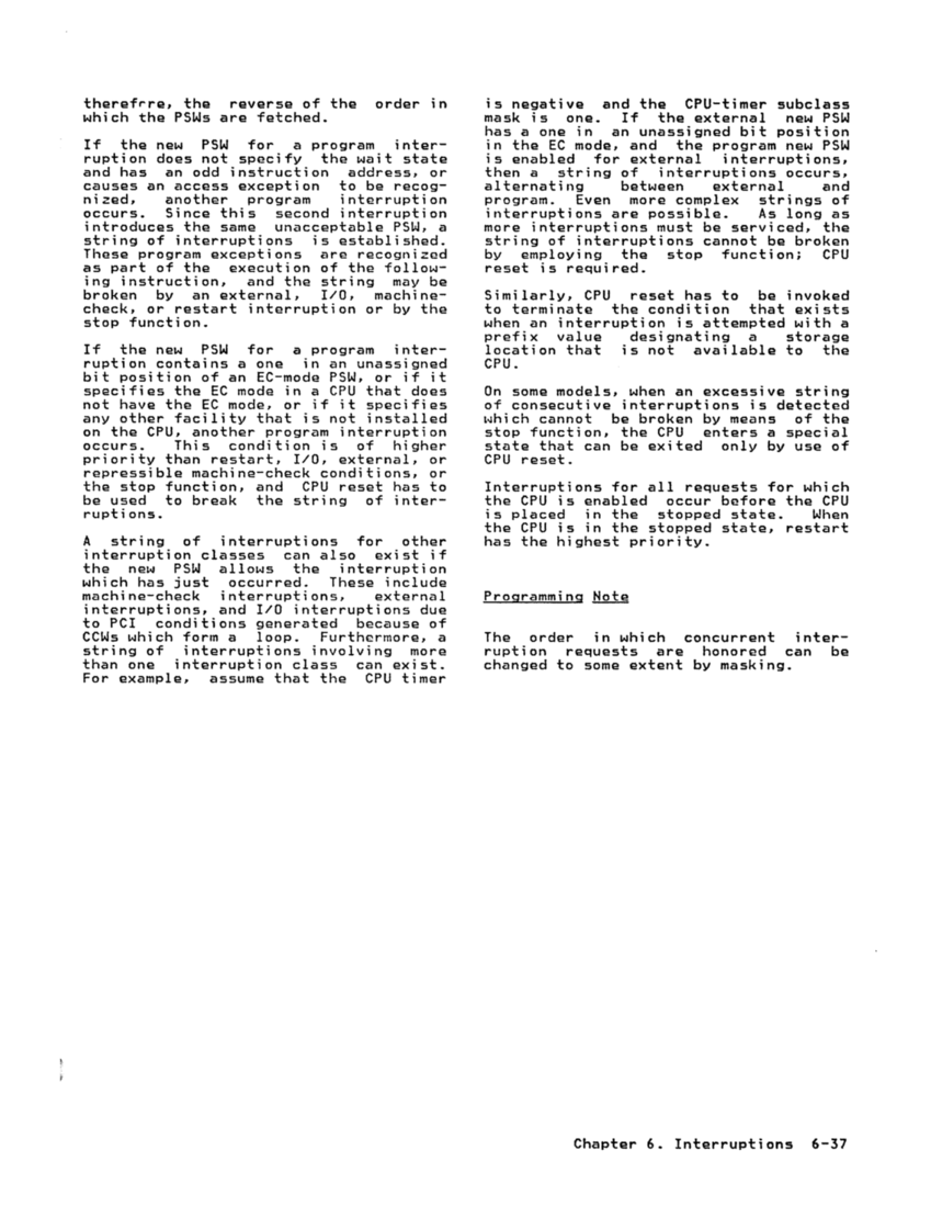 GA22-7000-10 IBM System/370 Principles of Operation Sept 1987 page 6-37
