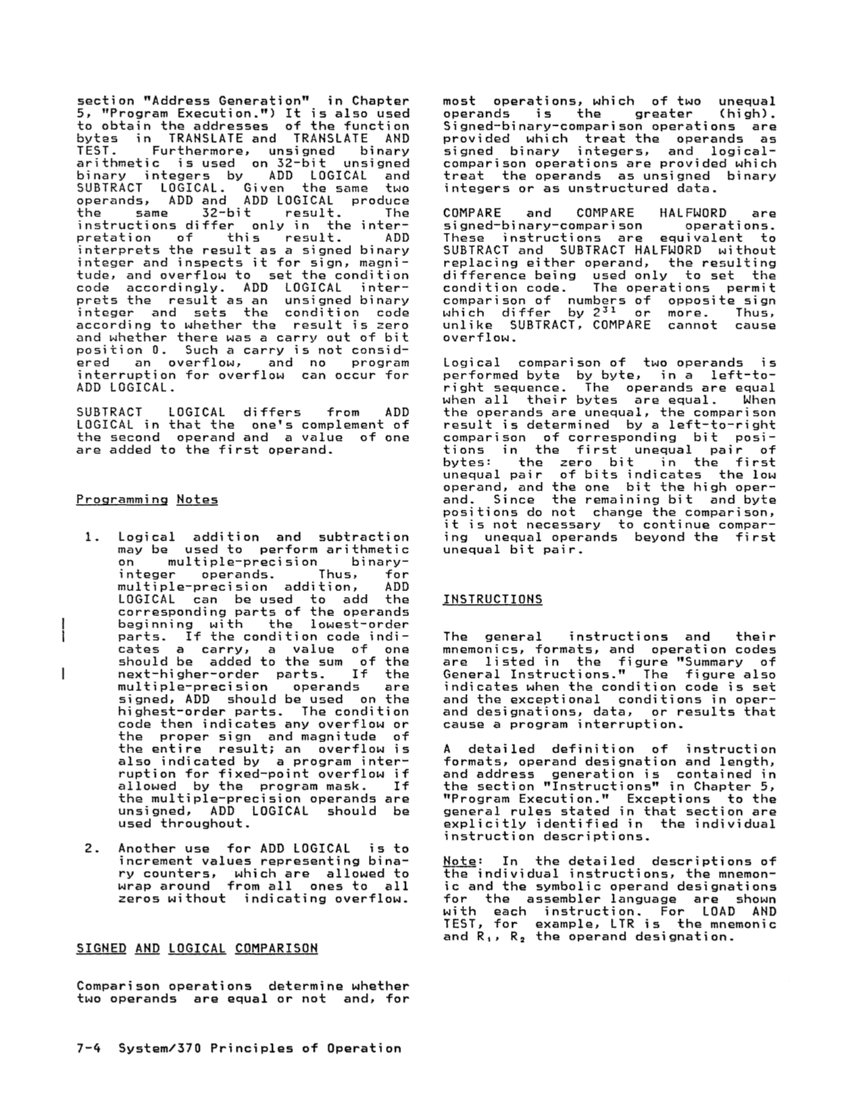 GA22-7000-10 IBM System/370 Principles of Operation Sept 1987 page 7-3